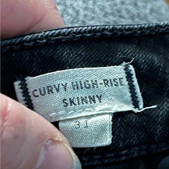 Madewell Curvy High-Rise Slim Straight Jeans, Size 31 - Picture 6 of 7